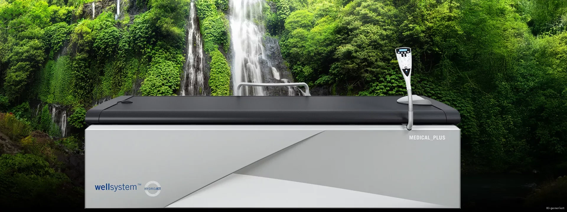 Medistream Wassermassage Entspannung mit Tiefenwirkung Header Hintergrund